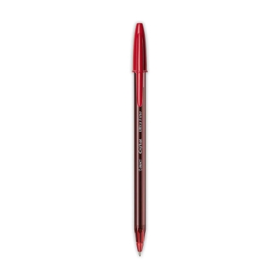 BIC Penna a Sfera Cristal Exact 0,7 mm Rossa