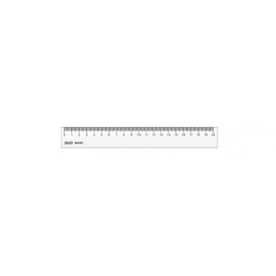 Wiler Righello Trasparente 20 cm R6020