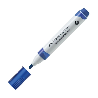 Faber-Castell Pennarello per Lavagna Bianca W20 Blu
