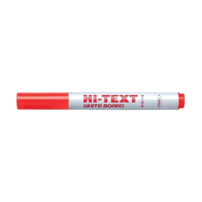 Hi-Text Pennarello per Lavagna Bianca 640 WB Rosso
