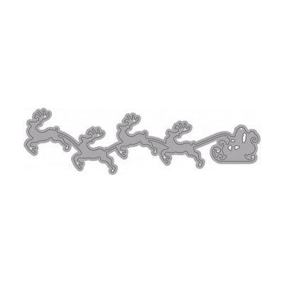 Wiler Fustella Sottile Santa Claus con Slitta PC1542