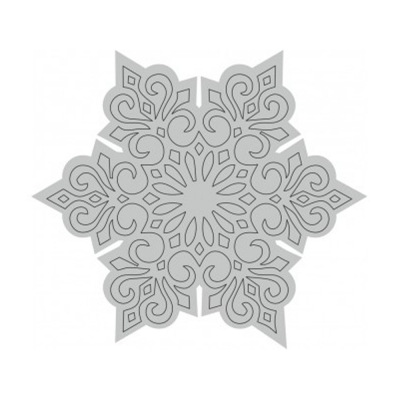 Wiler Fustella Sottile Fiocco di Neve PC1546