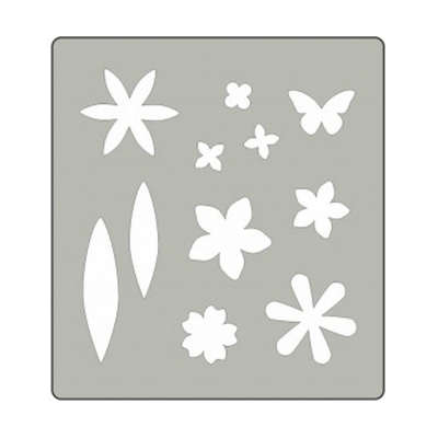 Wiler Fustella Alta in Acciaio Fiori 140x152 mm SRD010