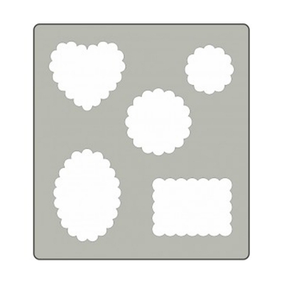 Wiler Fustella Alta in Acciaio Petali 140x152 mm SRD009