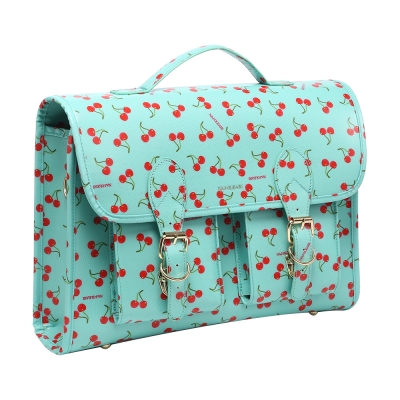 Naj-Oleari Cartella Zaino Cherry Azzurro