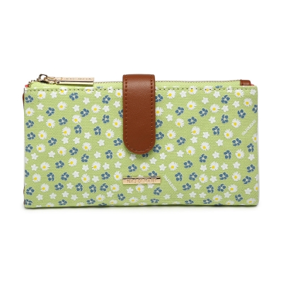 Naj-Oleari Portafoglio Grande Daisy Lime