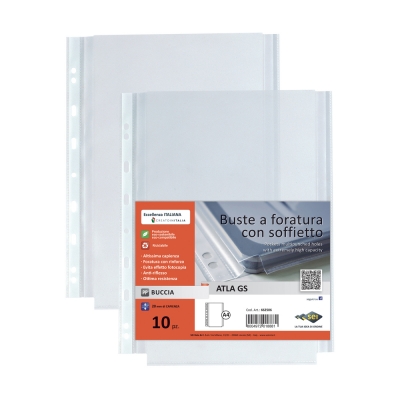 SEI Rota Buste Forate con Soffietto 25x35 cm Atla GS 10 Pezzi
