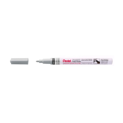 Pentel Pennarello a Vernice Punta Fine Paint Marker MSP10 Grigio