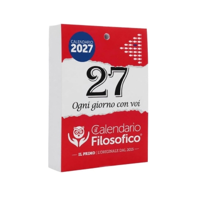 Calendario Filosofico 2027 - A5 Medio 15x21 cm Inserto