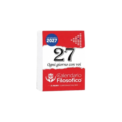 Calendario Filosofico 2027 - A8 Mignon 5,2x7,2 cm