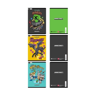 Panini Maxi Quaderno Minecraft Mascots - Rigatura Q