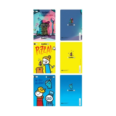 Scomix By Sio Maxi Quaderno - Rigatura Q