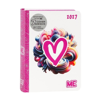 Panini Diario 2026/27 16 Mesi Medium Me My Evolution Hashtag Rosa