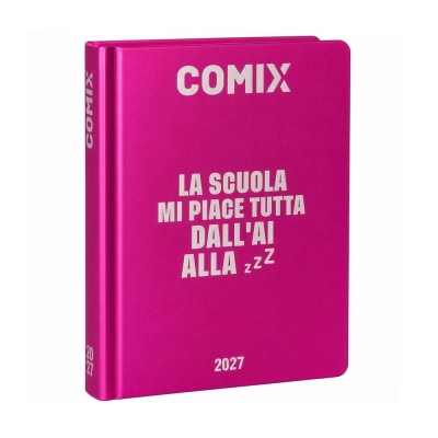 Comix Easy Diario 2026/27 13 Mesi Standard Pink