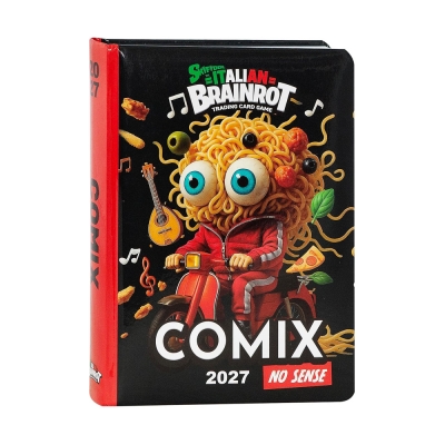 Comix Diario 2026/27 13 Mesi Standard Skifidol Italian Brainrot Spaghetti