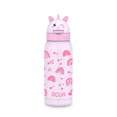 Incanta Borraccia Termica Acua Kids con Tappo 3D 350 ml Unicorno