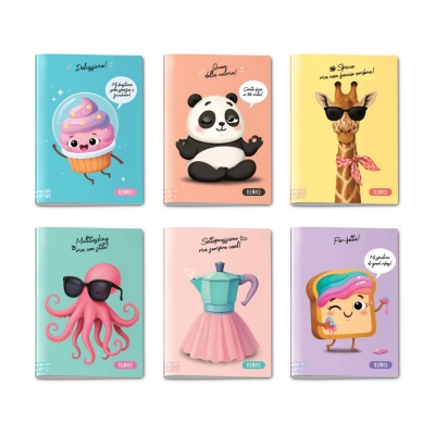Seven Maxi Quaderno Teenace Funny Girl - Rigatura Q