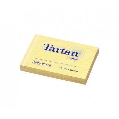 Tartan Notes Adesivi Rimovibili Gialli 51x76 mm 100 Fogli
