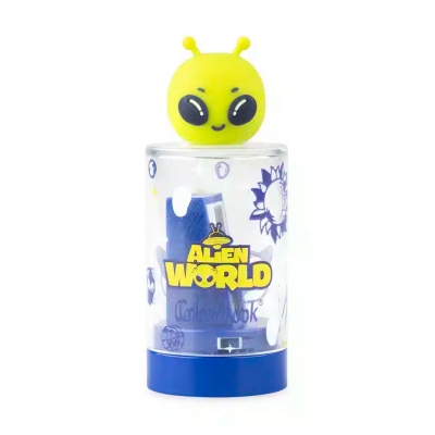 Colourbook Temperamatite a 1 Foro con Serbatoio Alien World