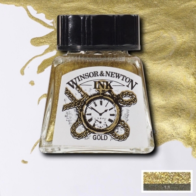 Winsor & Newton Inchiostro di China 14 ml Oro