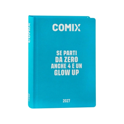 Comix Diario 2026/27 16 Mesi Mini Azzurro