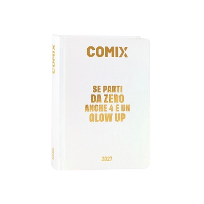Comix Diario 2026/27 16 Mesi Mignon Plus Holo White