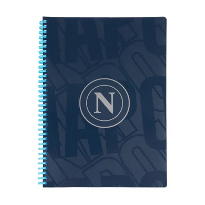Colourbook Maxi Quaderno a Spirale Soft SSC Napoli SSC Napoli - Quadretti 5 mm