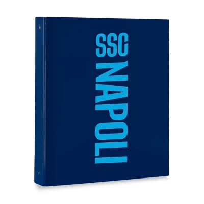 Colourbook Raccoglitore ad Anelli A4 Dorso 30 mm SSC Napoli Logo