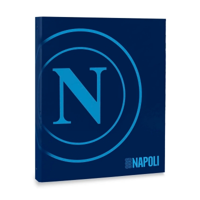 Colourbook Raccoglitore ad Anelli A4 Dorso 30 mm SSC Napoli Dark Blue
