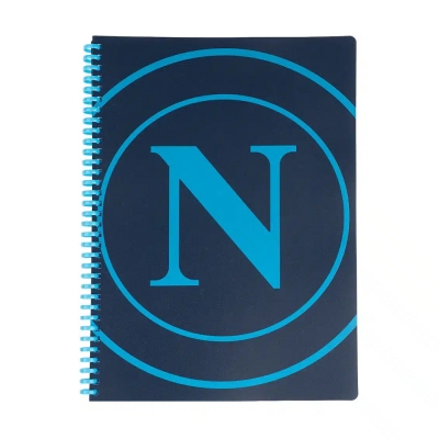 Colourbook Maxi Quaderno a Spirale Soft SSC Napoli SSCN Dark Blue - 1 Rigo