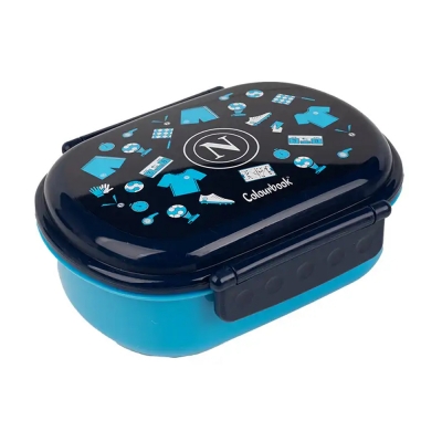 Colourbook Portapranzo con Posate SSC Napoli Blu
