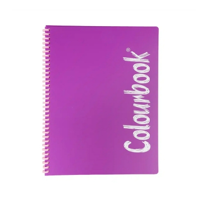 Colourbook Quaderno a Spirale Soft A5 Prugna - 1 Rigo