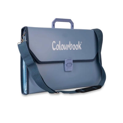 Colourbook Valigetta Portadisegni con Tracolla in PPL Wild Avion 28x39 cm
