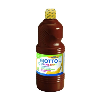 Giotto School Paint Tempera Pronta 1000 ml Marrone
