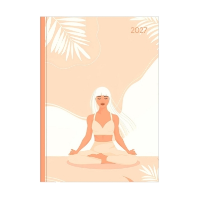 Alpha Edition Agenda Giornaliera Style 2027 12 Mesi Large Yoga