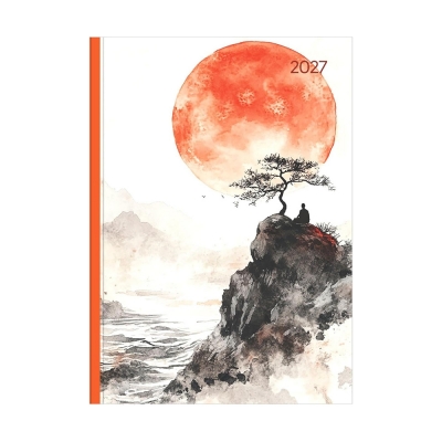 Alpha Edition Agenda Giornaliera Style 2027 12 Mesi Large Zen