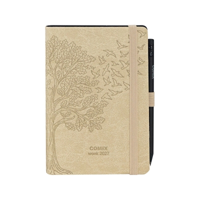 Comix Special Agenda Settimanale 2027 12 Mesi Medium Sand Tree