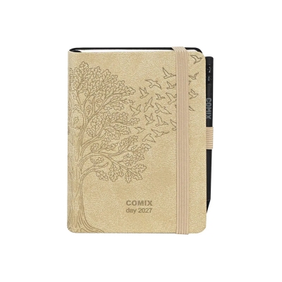 Comix Special Agenda Giornaliera 2027 12 Mesi Mignon Sand Tree