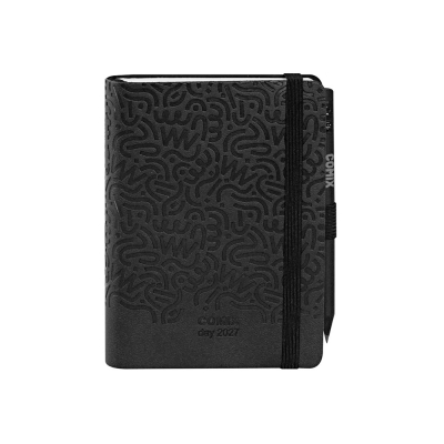 Comix Special Agenda Giornaliera 2027 12 Mesi Mignon Black Sketch