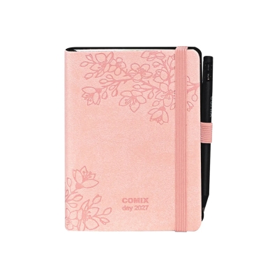 Comix Special Agenda Giornaliera 2027 12 Mesi Mignon Pink Sakura