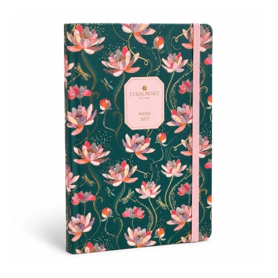 Turnowsky Agenda Settimanale 2027 12 Mesi Large Ninfee