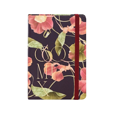 Comix Bloom Agenda Settimanale 2027 12 Mesi Medium Burgundy Flowers