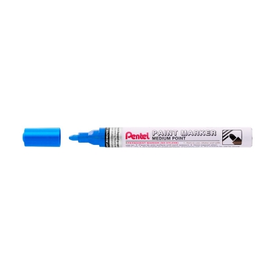 Pentel Pennarello a Vernice Punta Media Paint Marker MMP10 Blu